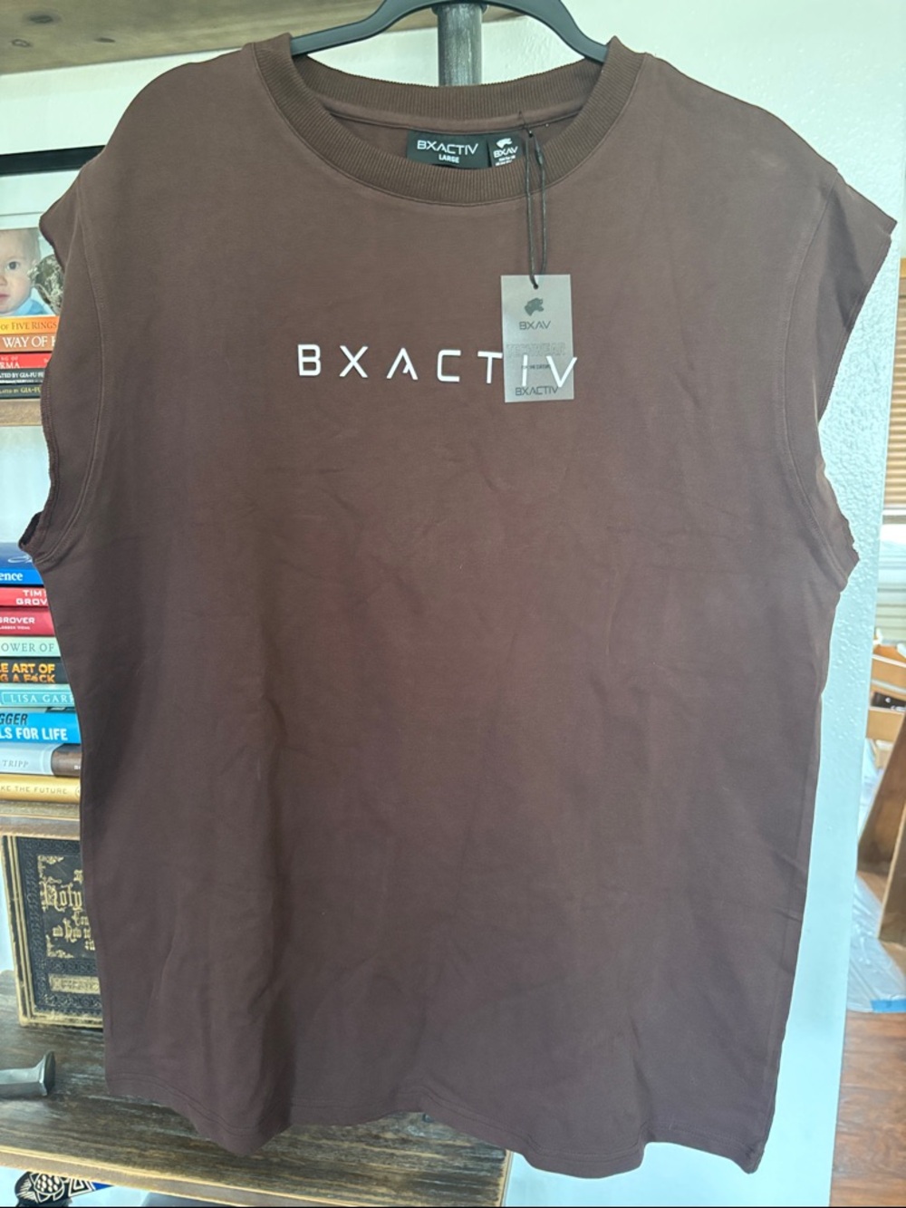 BXACTIV Brown Sleeveless Tee